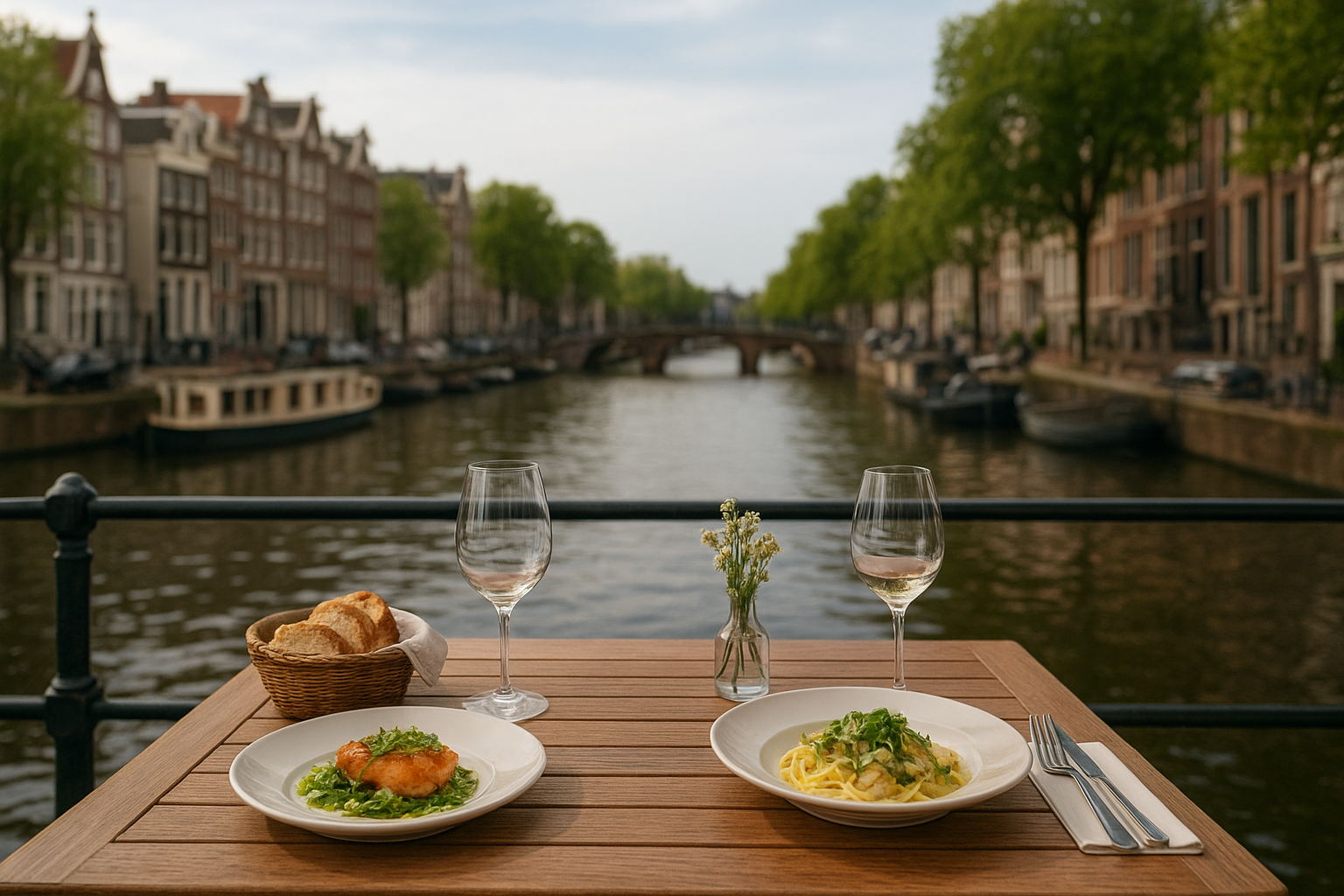 Foto bij Dineren op het water in Amsterdam: waarom dit zo’n bijzondere avond oplevert